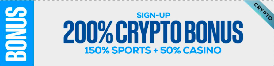 BetUS 200% Crypto Sign-Up Bonus up to $2500