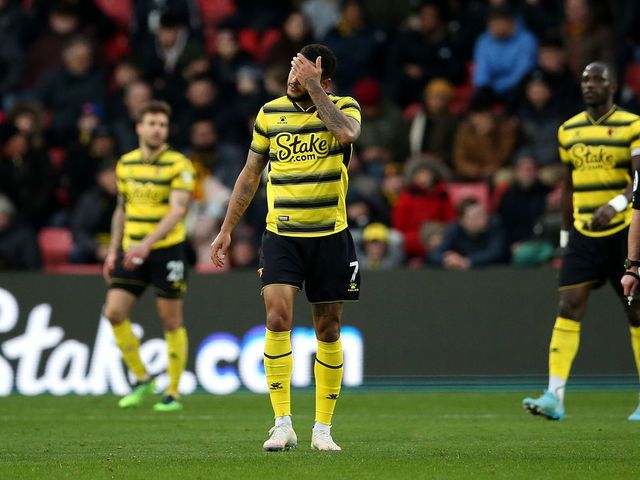 Watford is relegated from Premier League after loss to Crystal Palace