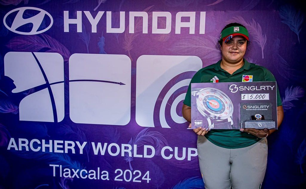 World Archery le otorga el Premio a la Precisión de la temporada 2024 a la mexicana Andrea Becerra 