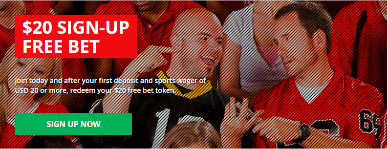 Intertops $20 Sign-Up Free Bet