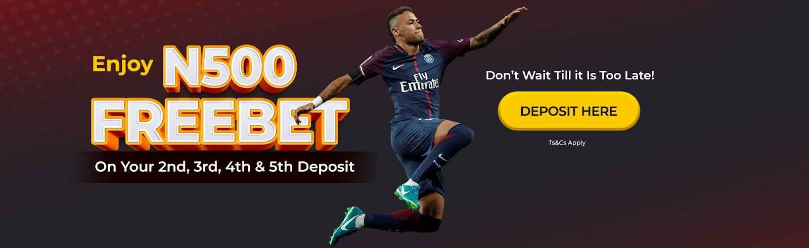 Access Bet Free Bet Bonus Worth N500
