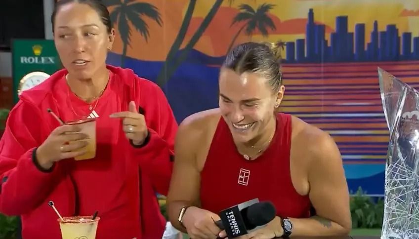 Pegula Explains Stealing Sabalenka’s Drink after Miami Open Loss