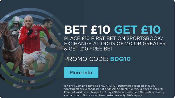 Betdaq Bet £10, Get £10