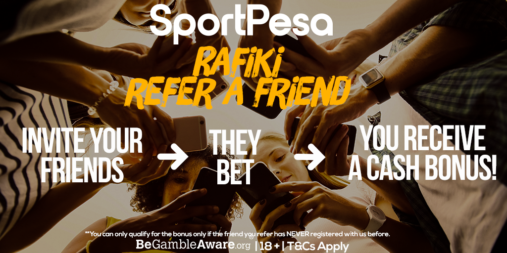 SportPesa Referral Cash Bonus