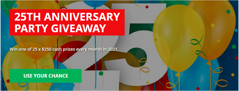 Intertops 25th Anniversary Party Giveaway