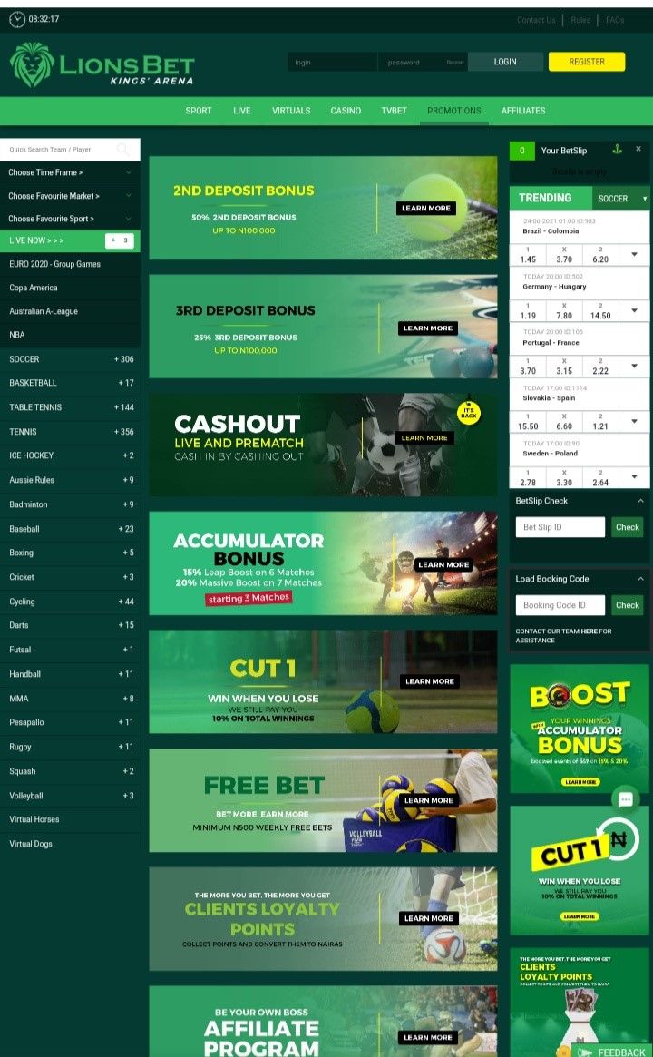 LionsBet Cashback Bonus