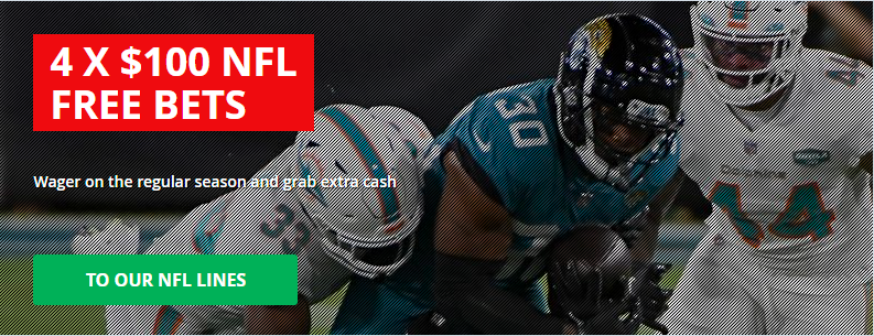 Intertops 4x$100 NFL Free Bets