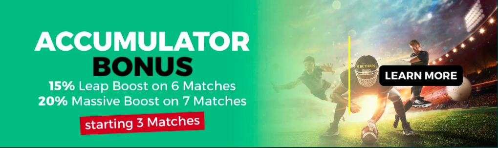 LionsBet Accumulator Bonus
