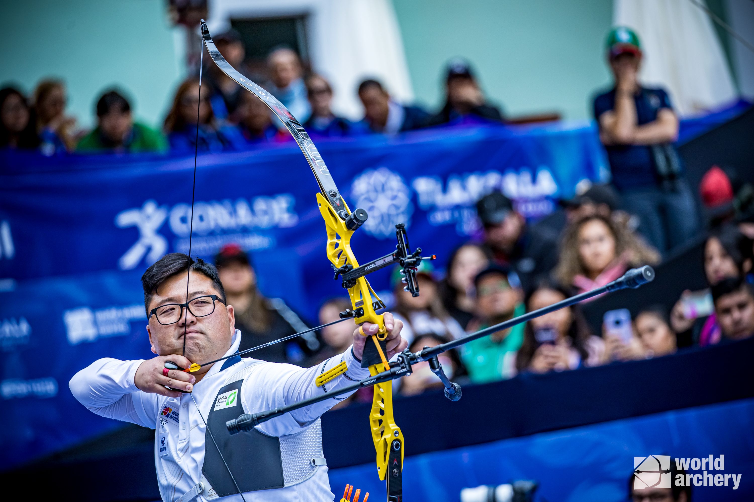 Kim Woojin suma un título más al ganar la Copa del Mundo de Tiro con Arco Tlaxcala 2024