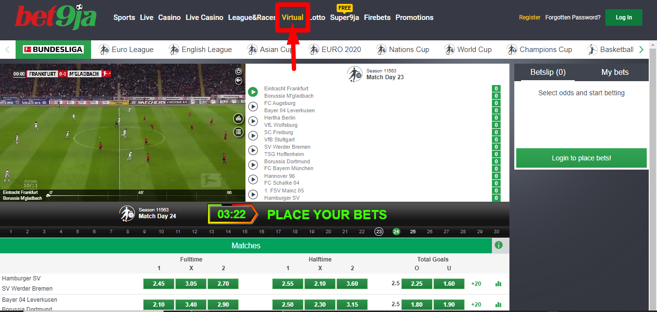 Image of Bet9ja Virtual Sports