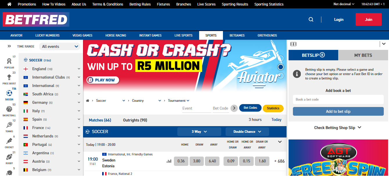 Image of Betfred Betting Options