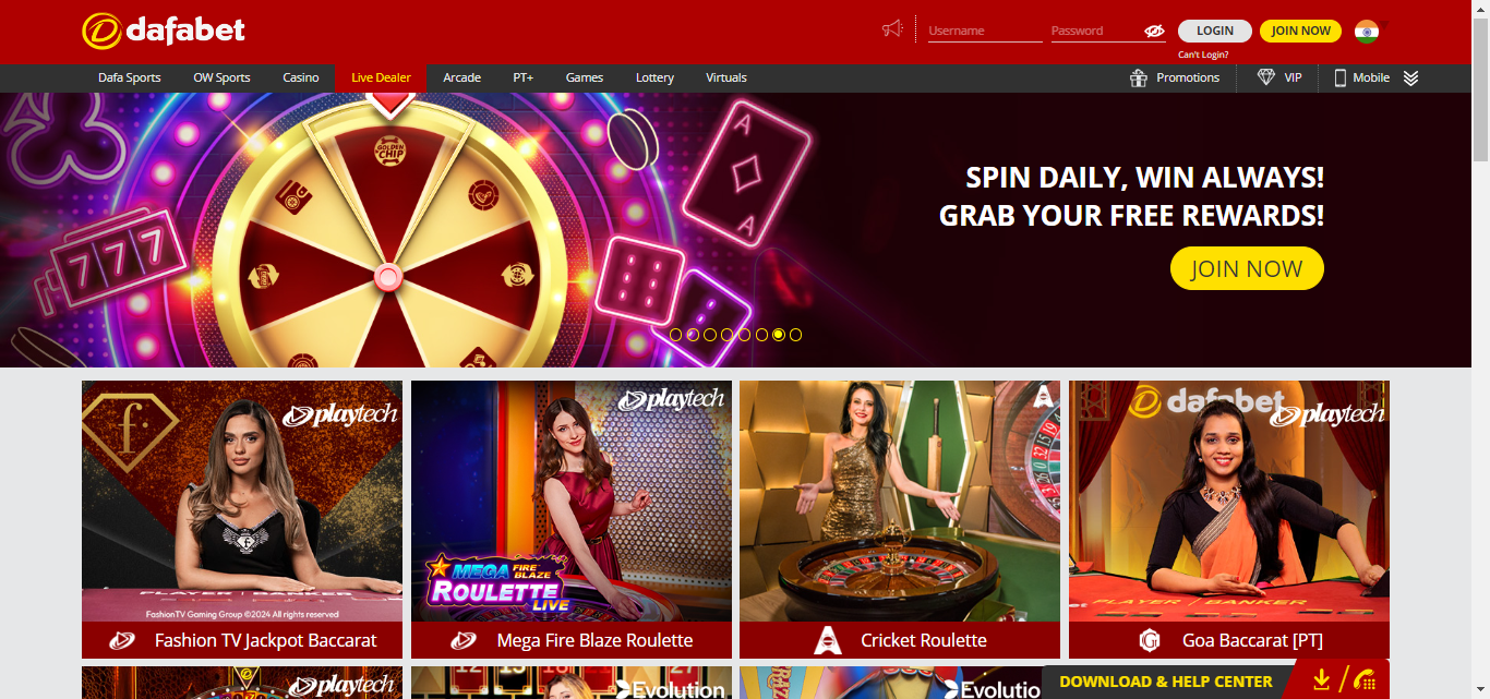 Casino Dafabet bonuses