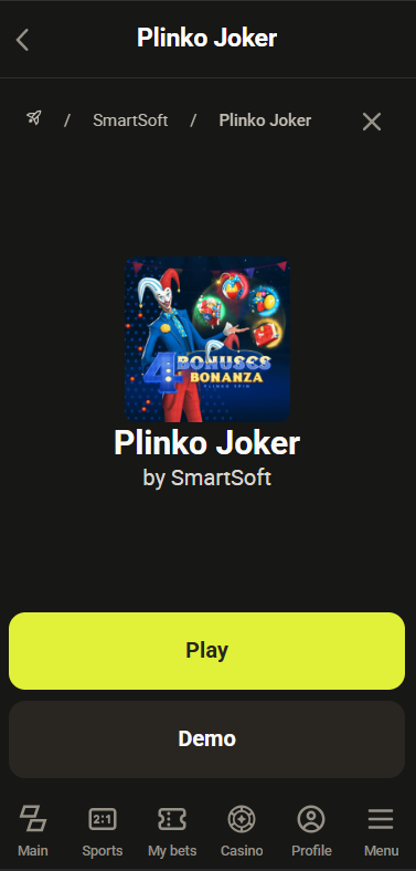  Winning at the Plinko game