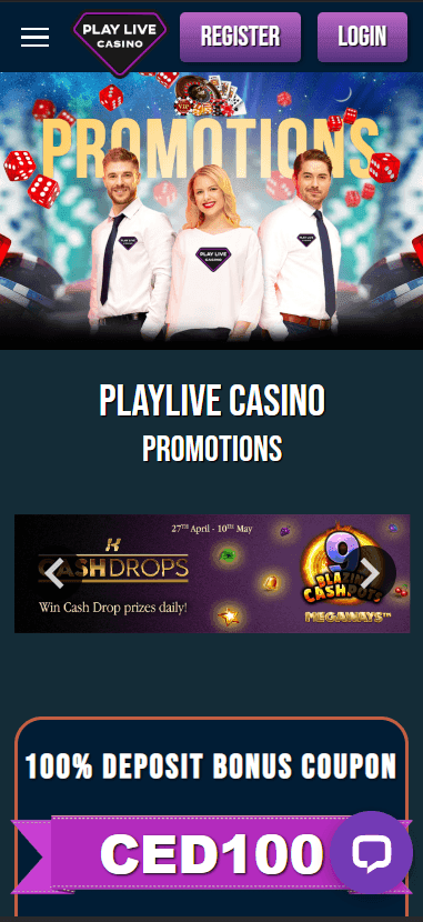 PlayLive Casino Mobile Version