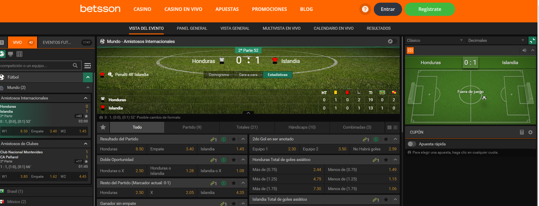 plataforma de la casa de apuestas betsson