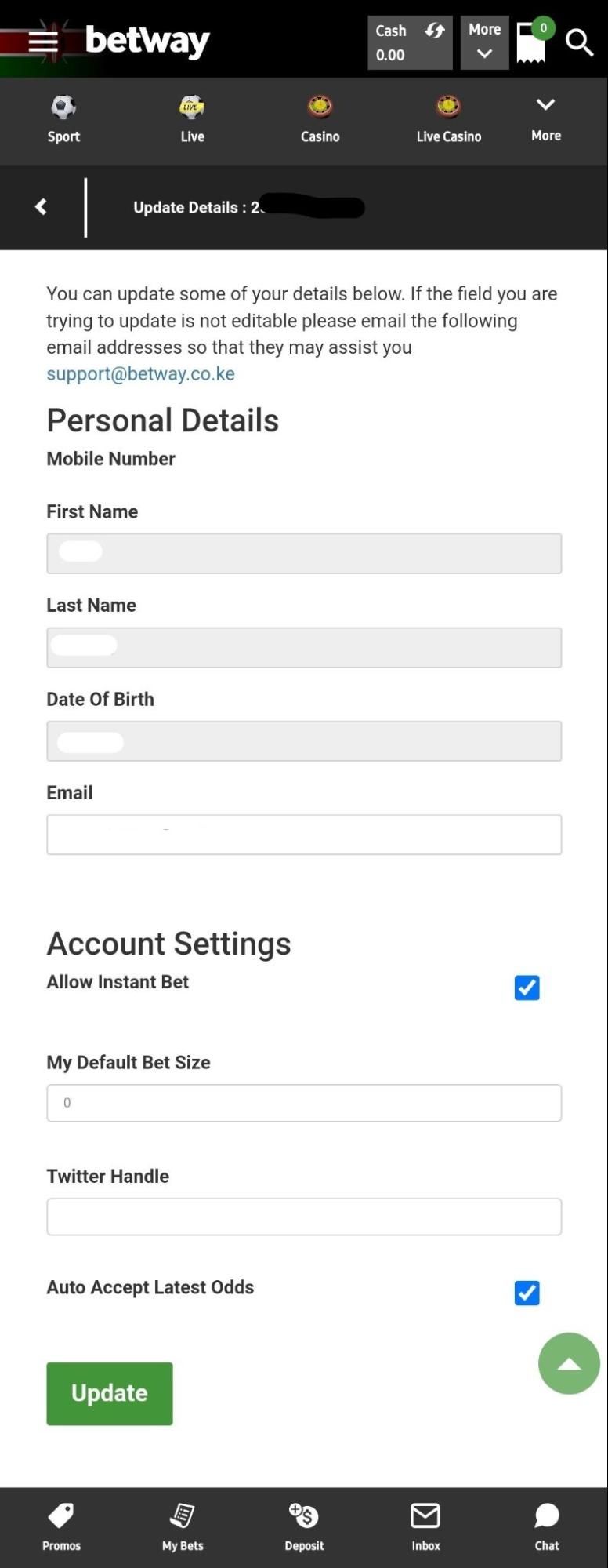 betway ios app registration
