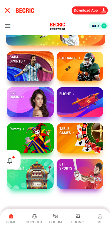 BeCric app download for android
