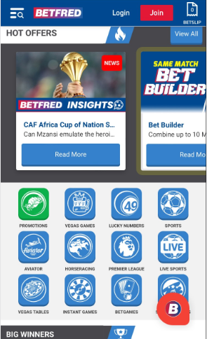 Betfred App Registration Process image