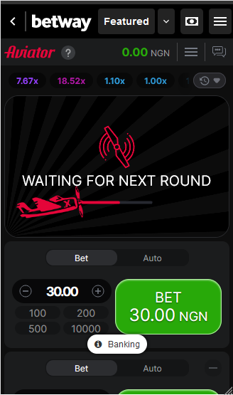  Betway Aviator App Image