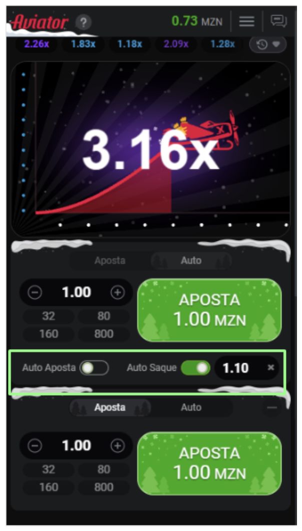 Funções para apostas automáticas na versão mobile do site de apostas da Placard