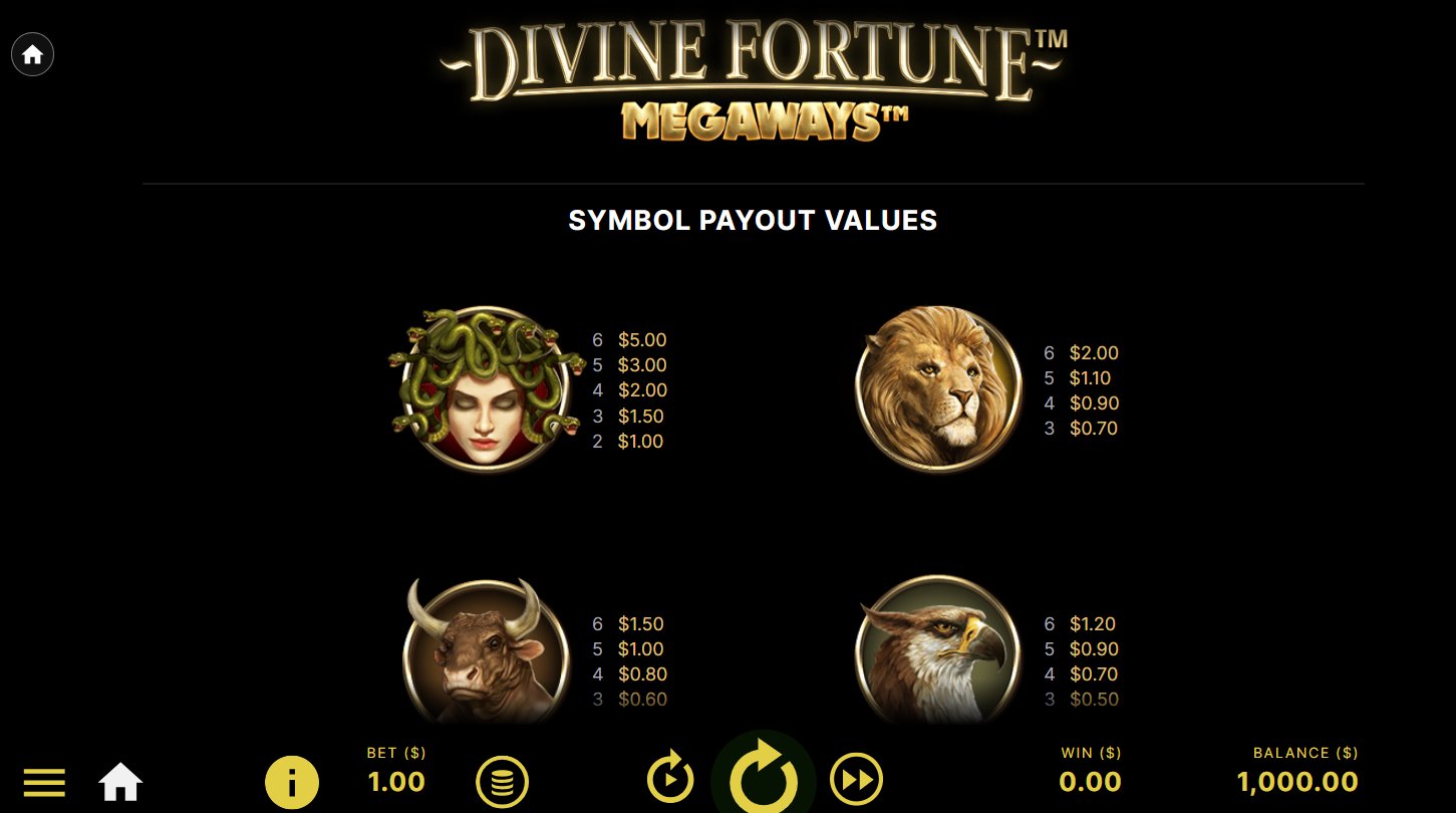 Divine Fortune slot machine image