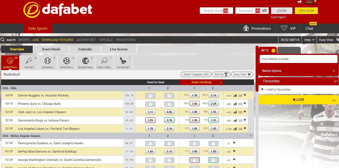 How to log into Dafabet account