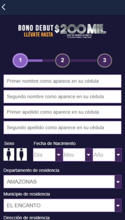 Tres de las secciones más importantes de Wplay móvil