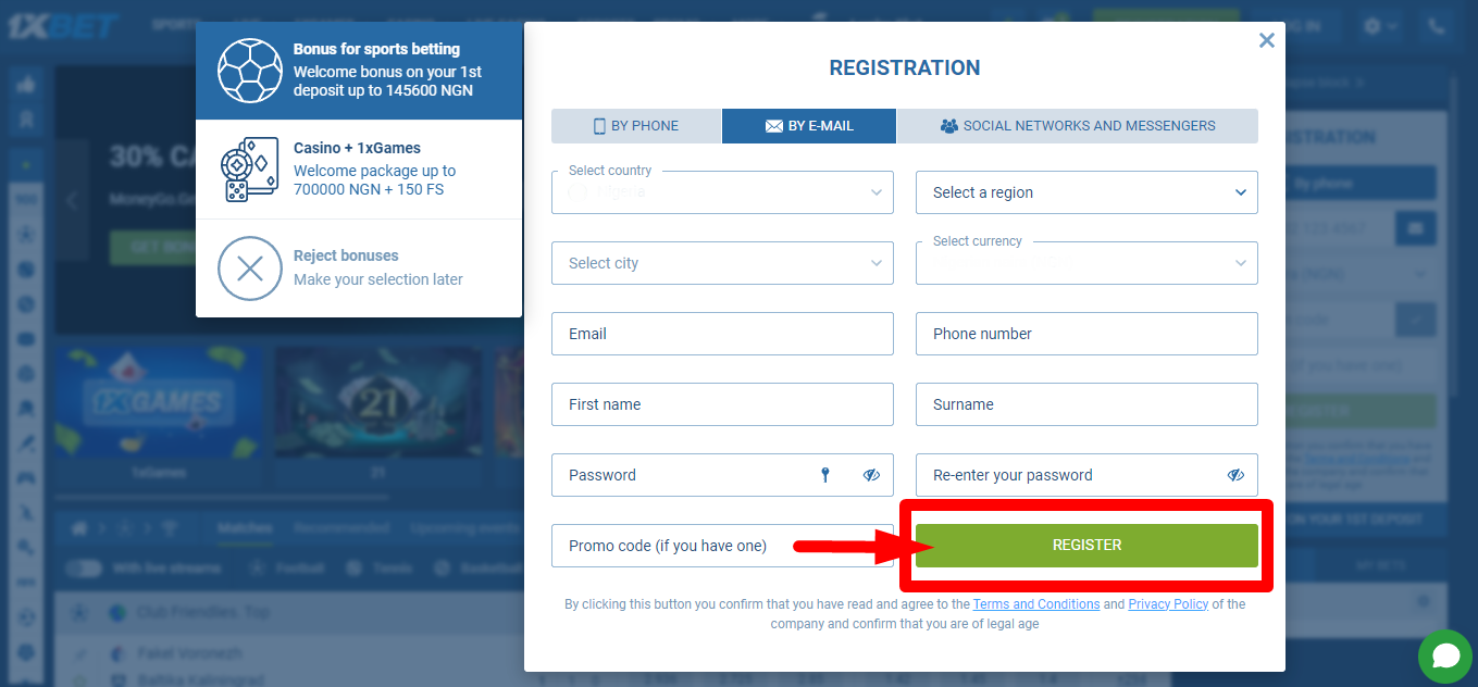 Round Up Registration 