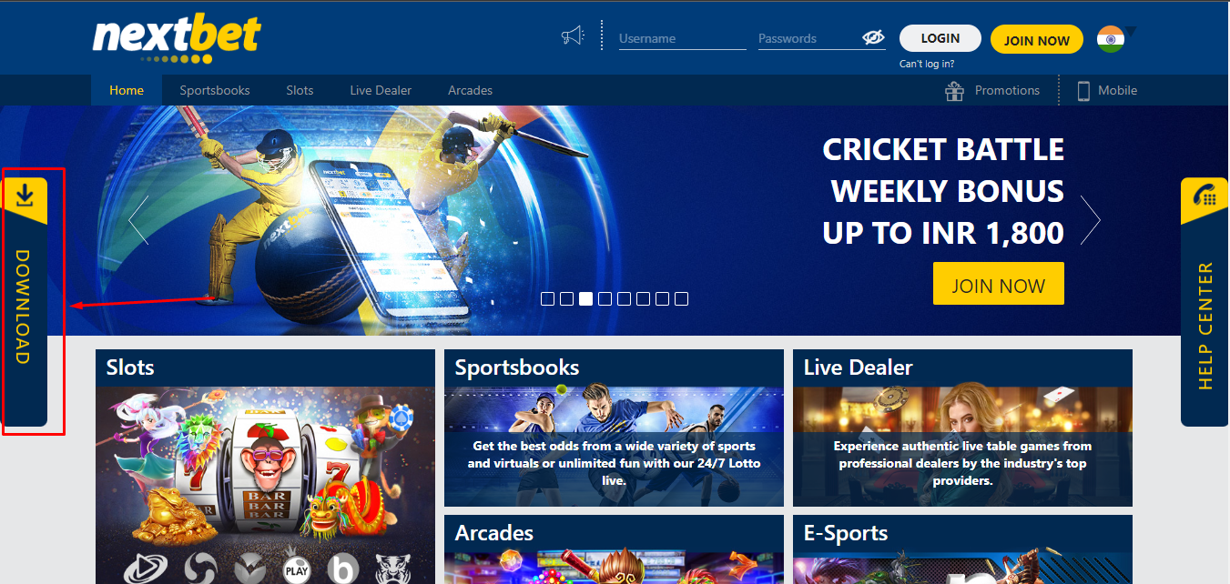 Visit Official Nextbet Website