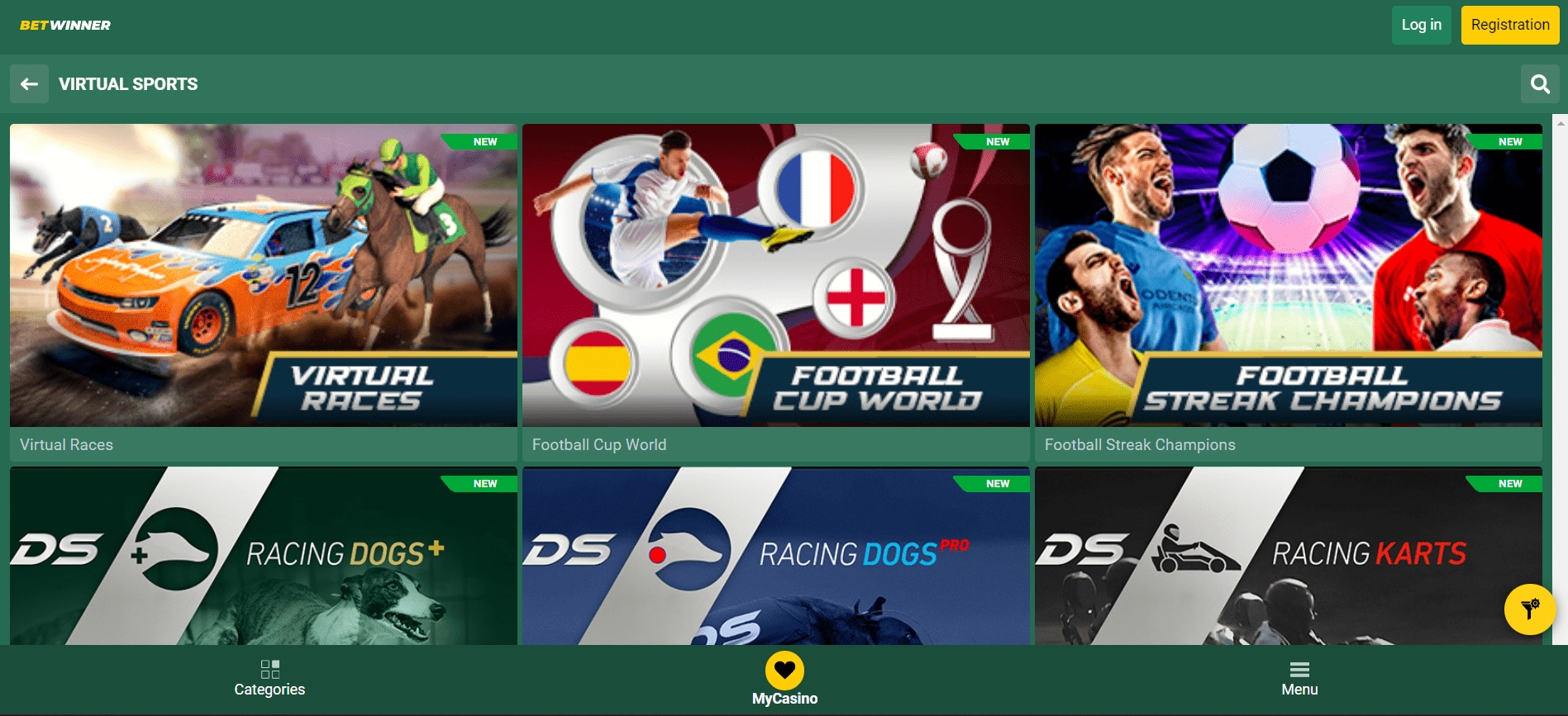 Image for Betwinner Virtual sports