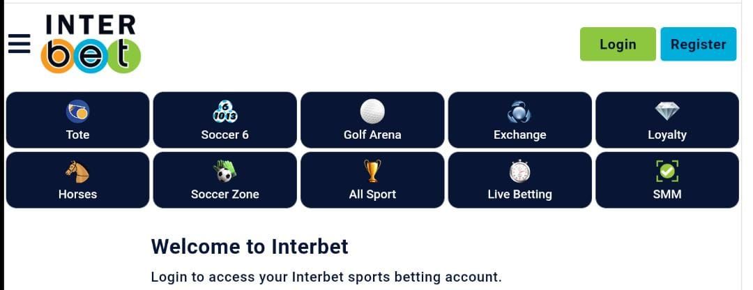 Interbet Homepage