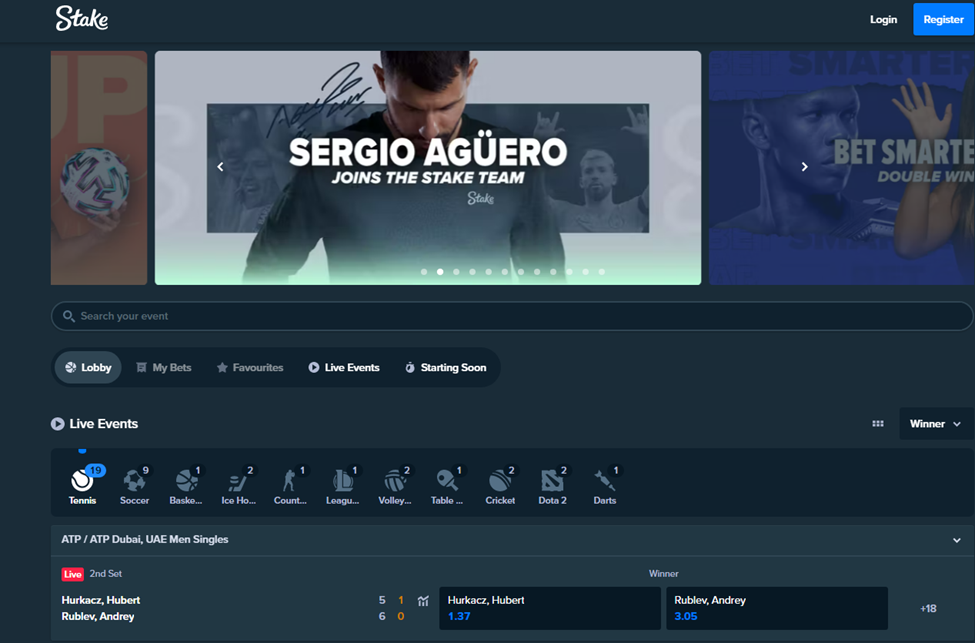 Stake Main Sport’s Page