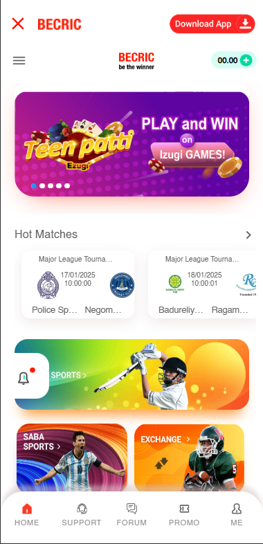 BeCric app download for android