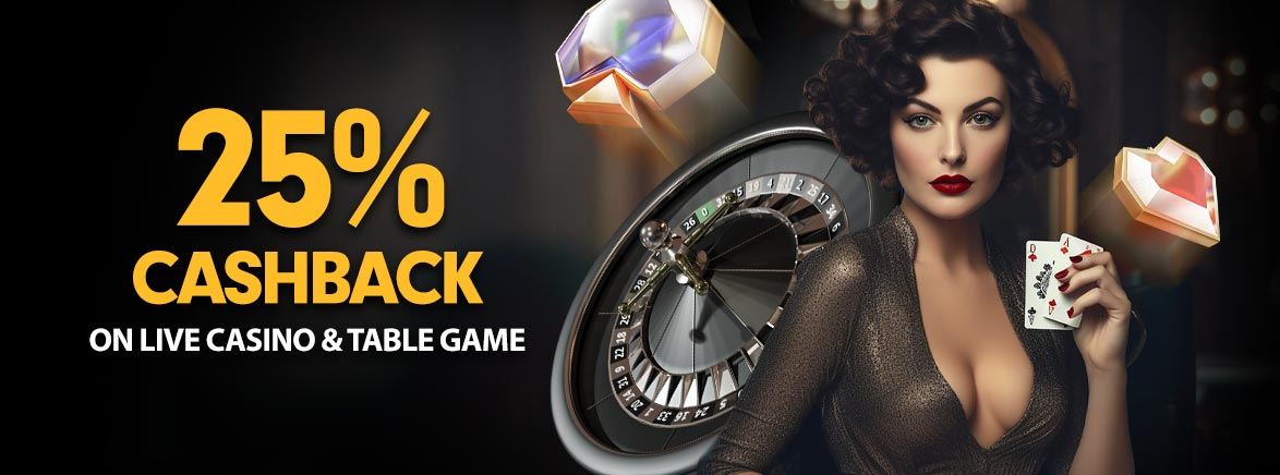 25% cashback bonus on Jeetbuzz live casino