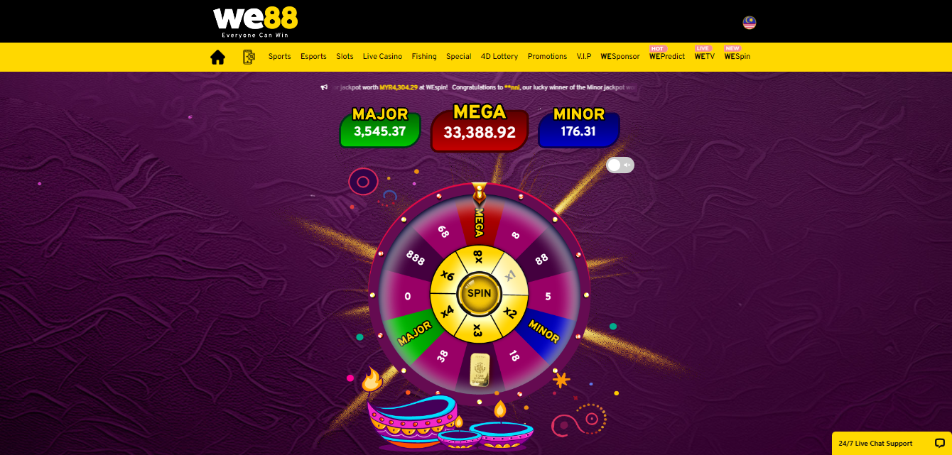 We88 WeSpin