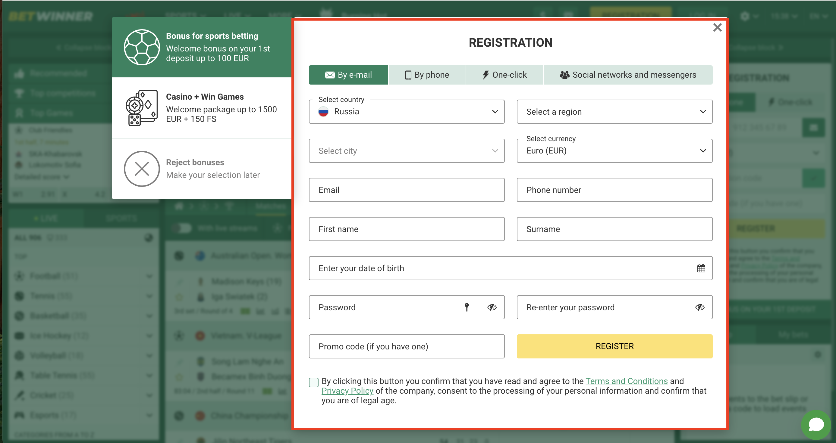 Register Your Account