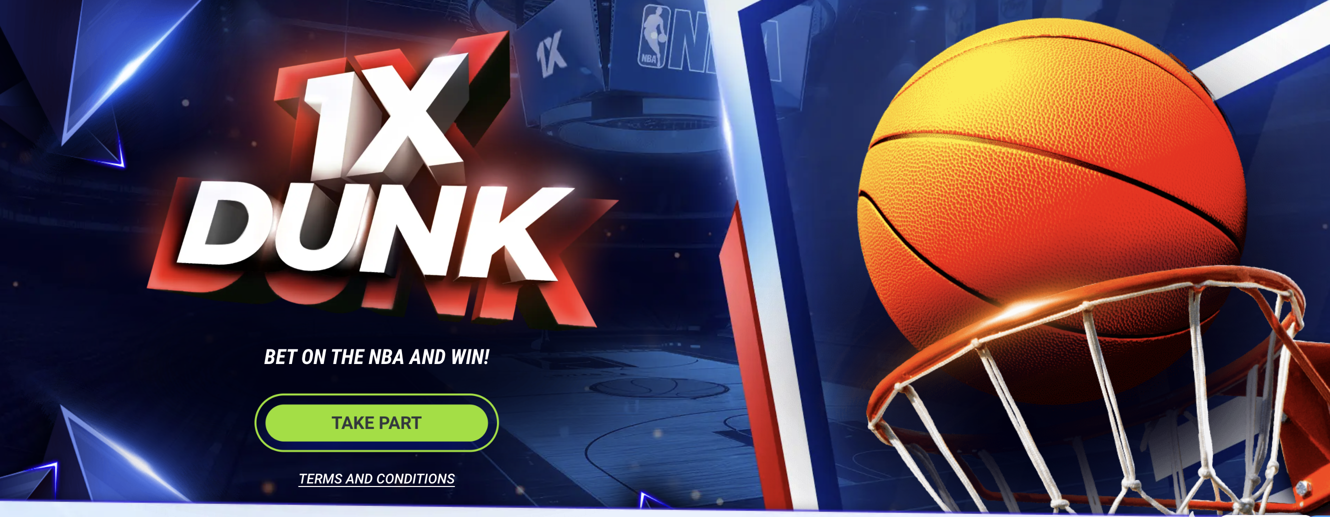 1xBet NBA Bonus