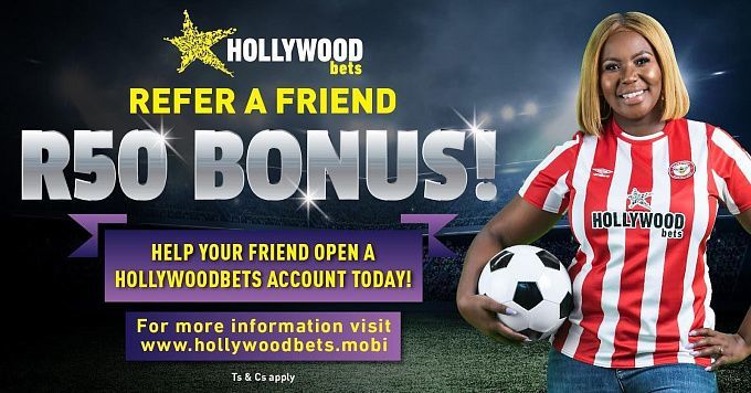 Refer a Friend image on Hollywoodbets