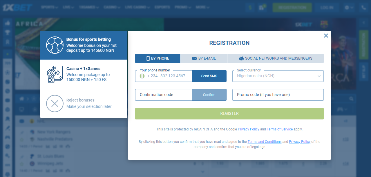 Supply Registration Information