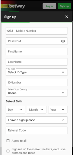Betway Android app image