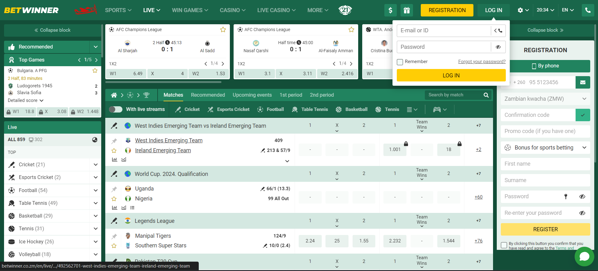 Image for Betwinner Login