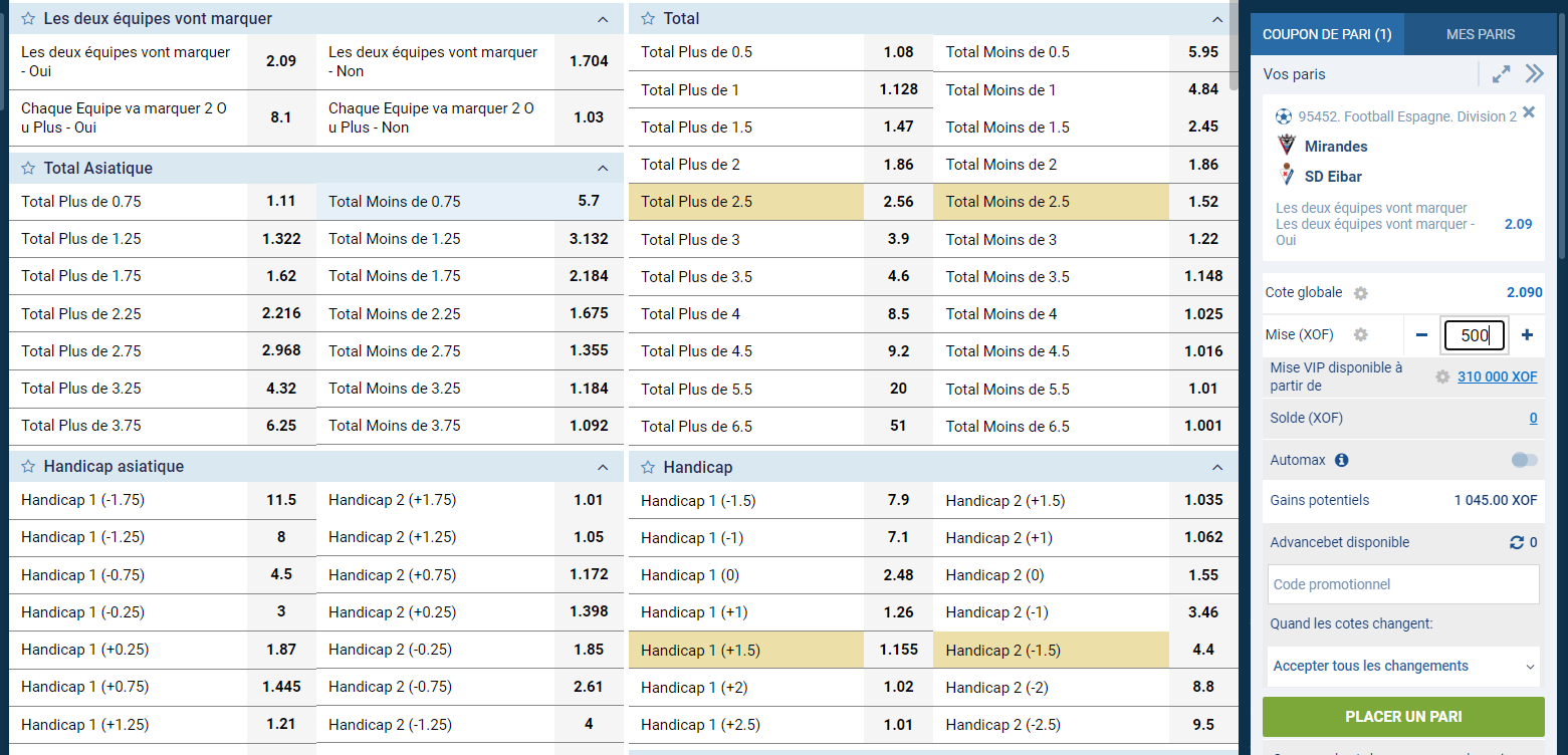 Placer un pari sur le site d’un bookmaker