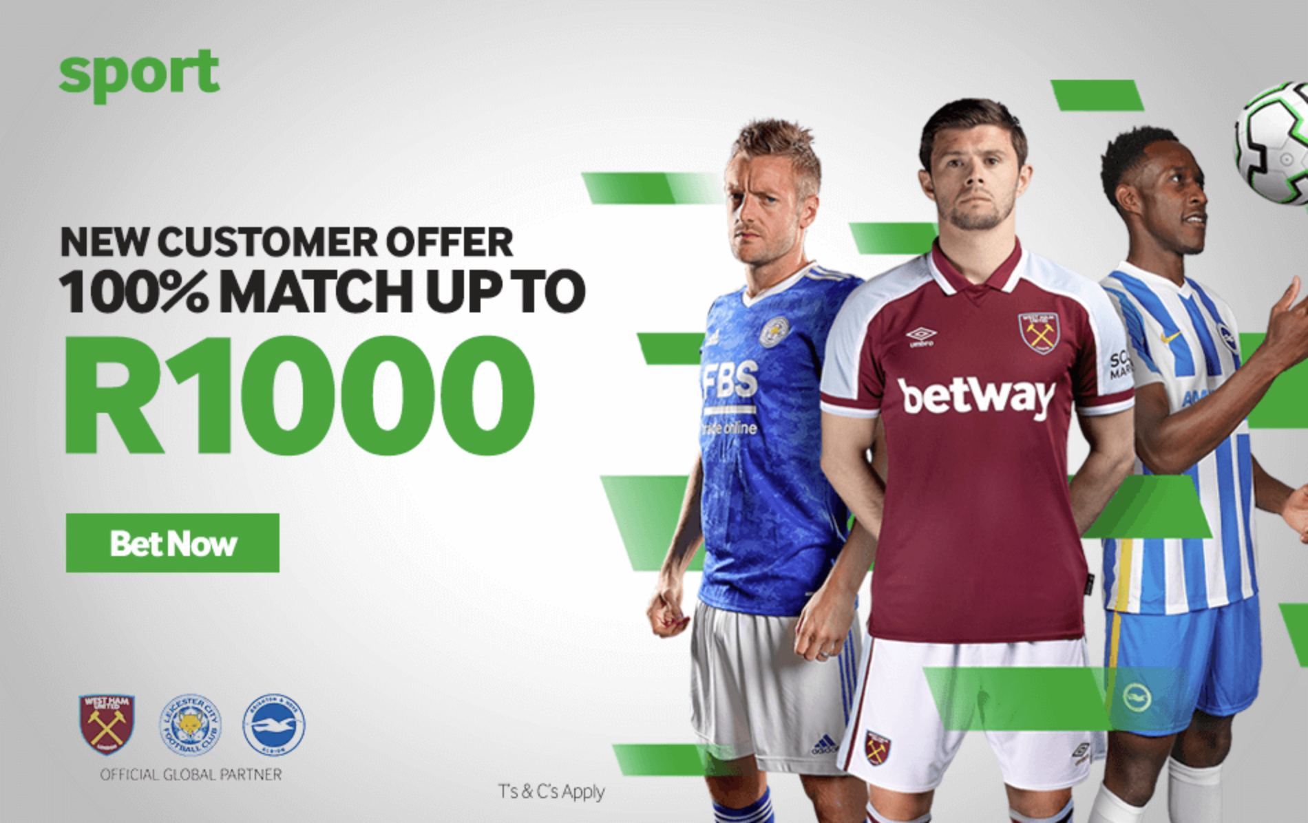 Betway SA First Deposit Bonus