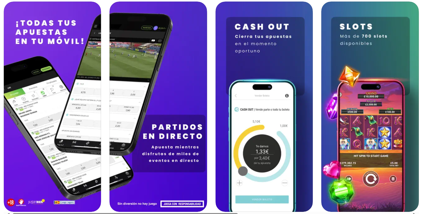 la aplicación de retabet para iOS