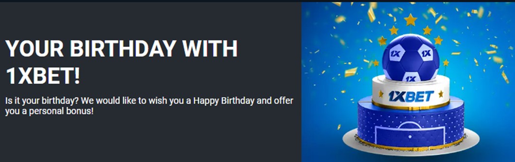 1xBet Birthday Offer