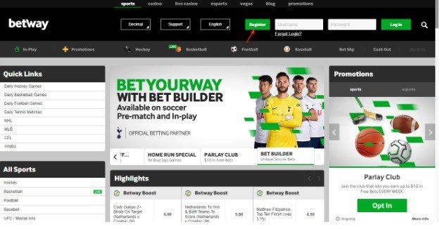 Betway Registration