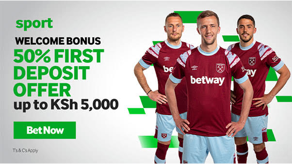 Betway welcome bonus promo banner
