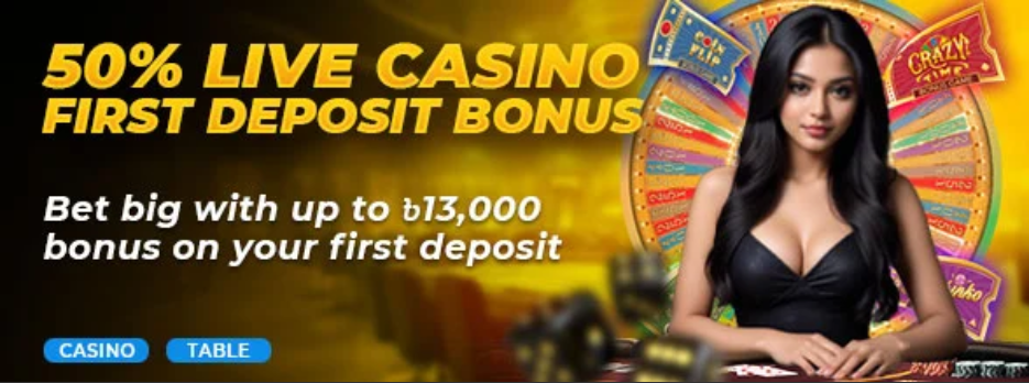 Babu88 BD Live Casino First Deposit Bonus banner